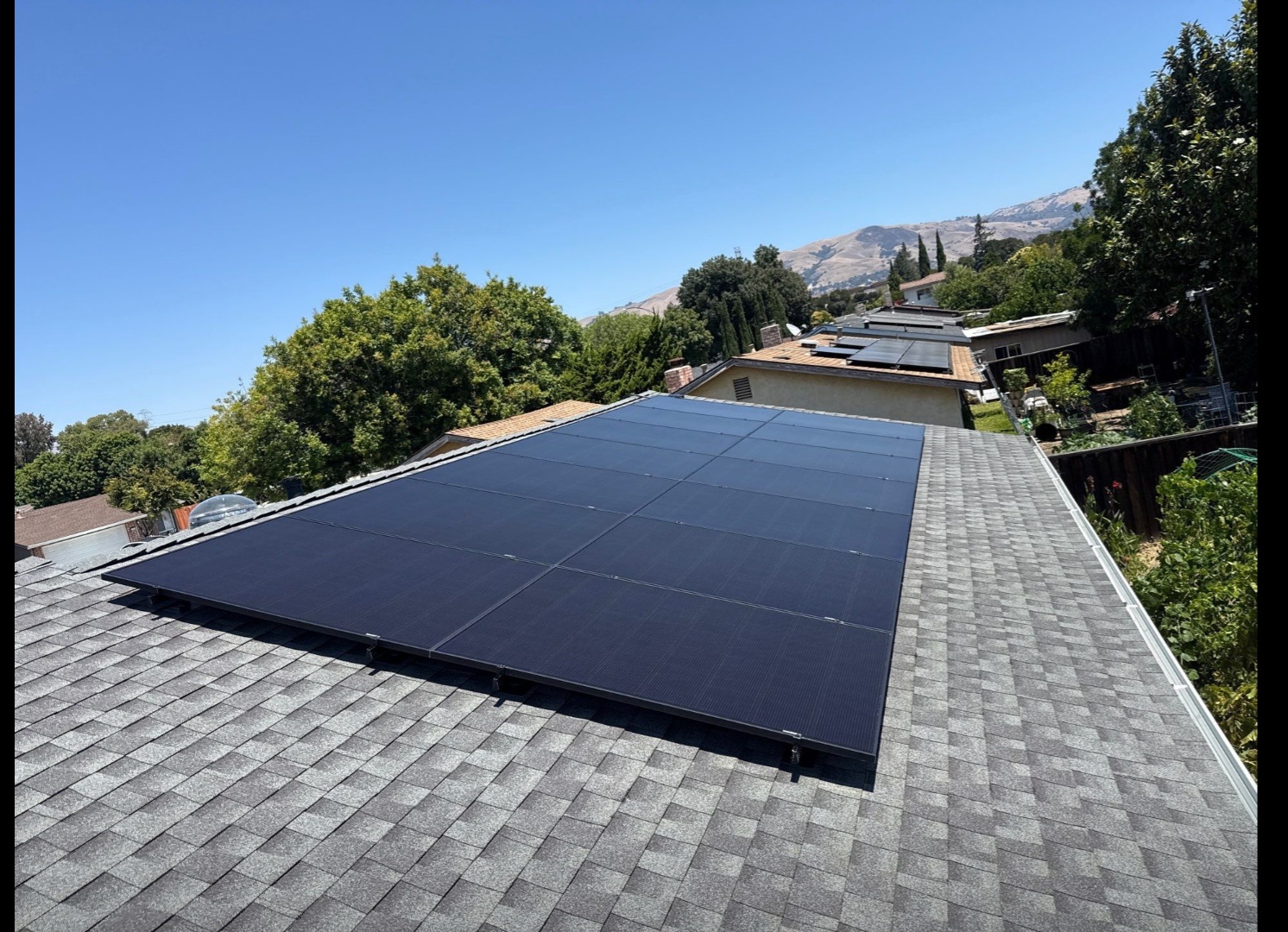 Solar installation in San Jose Ca - Después